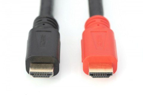 Kabel połączeniowy HDMI HighSpeed ze wzmacniaczem 1080p 60Hz FHD Typ HDMI A/HDMI A M/M 15m Czarny Kabel połączeniowy HDMI HighSpeed ze wzmacniaczem 1080p 60Hz FHD Typ HDMI A/HDMI A M/M 15m Czarny