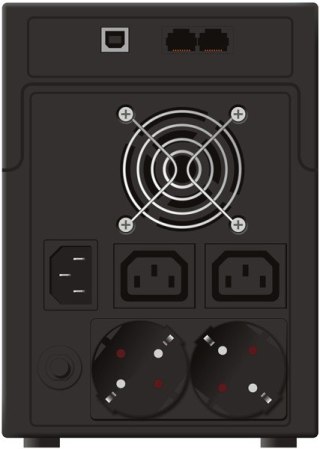 UPS LINE-INTERACTIVE 1200VA 2X SCHUKO + 2X IEC OUT, RJ11/RJ45 IN/OUT, USB