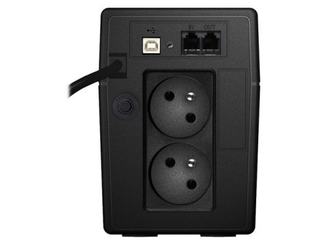 Zasilacz awaryjny line-interactive 650VA 2X 230V PL OUT, RJ11 IN/OUT, LCD Zasilacz awaryjny line-interactive 650VA 2X 230V PL OUT, RJ11 IN/OUT, LCD