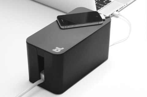 CableBox mini organizer kabli czarny CableBox mini organizer kabli czarny