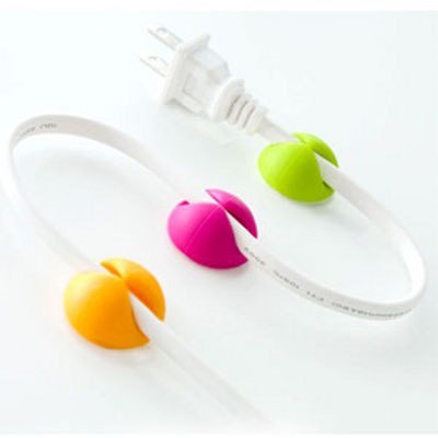 CableDrop uchwyty na kabel 6 szt. jaskrawe CableDrop uchwyty na kabel 6 szt. jaskrawe