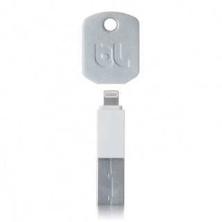 KII klucz ładowarka USB Lightning biała