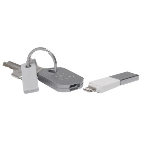 KII klucz ładowarka USB Lightning biała KII klucz ładowarka USB Lightning biała