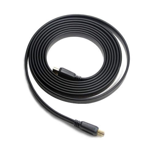 Kabel HDMI-HDMI v2.0 3D TV High Speed Ethernet 1.8M płaski (pozłacane końcówki) Kabel HDMI-HDMI v2.0 3D TV High Speed Ethernet 1.8M płaski (pozłacane końcówki)