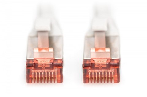 Patch cord S/FTP kat.6 LS0H 5m Szary Patch cord S/FTP kat.6 LS0H 5m Szary