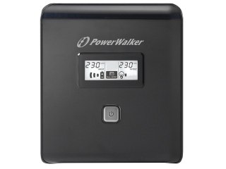UPS LINE-INTERACTIVE 1000VA 2X SCHUKO + 2XIEC OUT, RJ11/RJ45 IN/OUT, USB, LCD