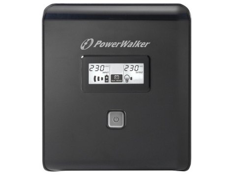 UPS LINE-INTERACTIVE 1000VA 2X SCHUKO + 2XIEC OUT, RJ11/RJ45 IN/OUT, USB, LCD UPS LINE-INTERACTIVE 1000VA 2X SCHUKO + 2XIEC OUT, RJ11/RJ45 IN/OUT, USB, LCD