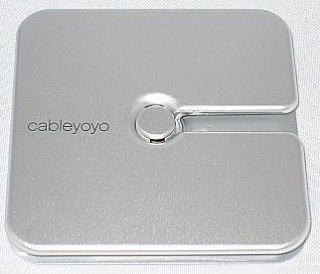 Cableyoyo uchwyt na kable srebrny