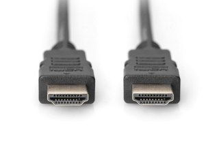 Kabel połączeniowy HDMI HighSpeed z Ethernetem 4K 24Hz UHD Typ HDMI A/HDMI A M/M 3m Czarny