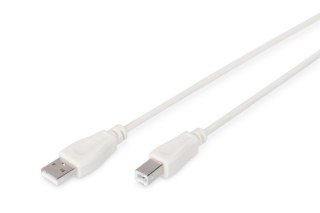 Kabel połączeniowy USB 2.0 HighSpeed Typ USB A/USB B M/M 3m Szary