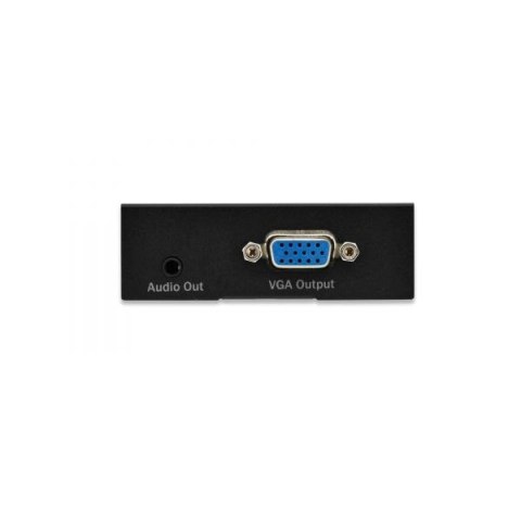 Przedłużacz/Extender VGA do 300m po skrętce Cat.5e UTP, 1920x1200p 60Hz WUXGA, z audio (zestaw) Przedłużacz/Extender VGA do 300m po skrętce Cat.5e UTP, 1920x1200p 60Hz WUXGA, z audio (zestaw)