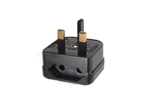 Adapter zasilania UK na gniazdo EU MCE71 Czarny Adapter zasilania UK na gniazdo EU MCE71 Czarny