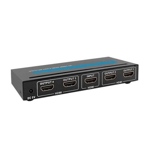 Aktywny rozdzielacz Splitter HDMI 1x4 v.1.3b Aktywny rozdzielacz Splitter HDMI 1x4 v.1.3b