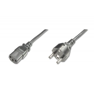 Kabel połączeniowy zasilający Typ Schuko prosty/IEC C13 M/Ż 1,2m Czarny