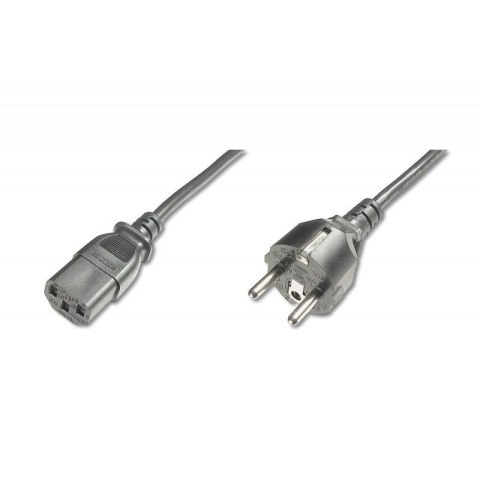 Kabel połączeniowy zasilający Typ Schuko prosty/IEC C13 M/Ż 1,2m Czarny