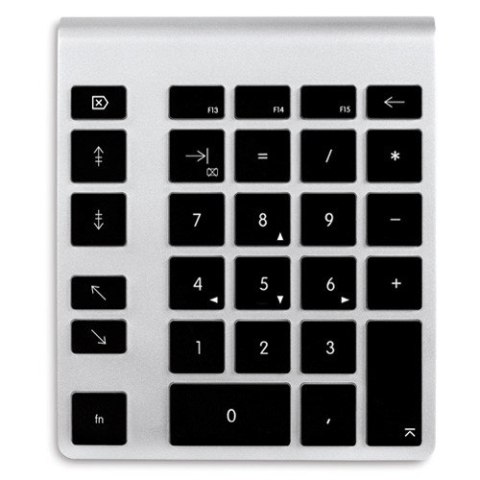 Klawiatura numeryczna NewerTech bluetooth do klawiatury Apple aluminium czarna Klawiatura numeryczna NewerTech bluetooth do klawiatury Apple aluminium czarna