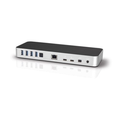 Stacja dokująca 3 Dock (12 portów, kabel, Mac+Windows) srebrny Stacja dokująca 3 Dock (12 portów, kabel, Mac+Windows) srebrny