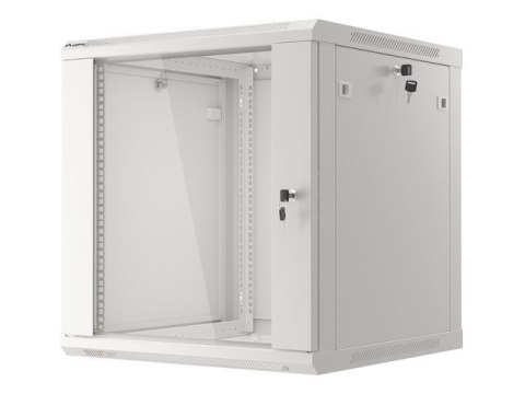 Szafa instalacyjna wisząca 19'' 12U 600X600mm szara (drzwi szklane) Szafa instalacyjna wisząca 19'' 12U 600X600mm szara (drzwi szklane)