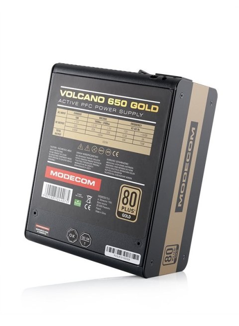 ZASILACZ VOLCANO 650 GOLD 120mm FAN ZASILACZ VOLCANO 650 GOLD 120mm FAN