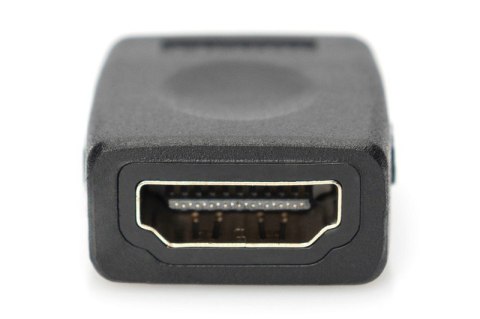 Adapter HDMI HighSpeed z Ethernetem 4K 60Hz UHD Typ HDMI A/HDMI A Ż/Ż Czarny Adapter HDMI HighSpeed z Ethernetem 4K 60Hz UHD Typ HDMI A/HDMI A Ż/Ż Czarny