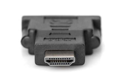 Adapter HDMI Standard 1080p 60Hz FHD Typ HDMI A/DVI-I (24+5) M/Ż Czarny Adapter HDMI Standard 1080p 60Hz FHD Typ HDMI A/DVI-I (24+5) M/Ż Czarny