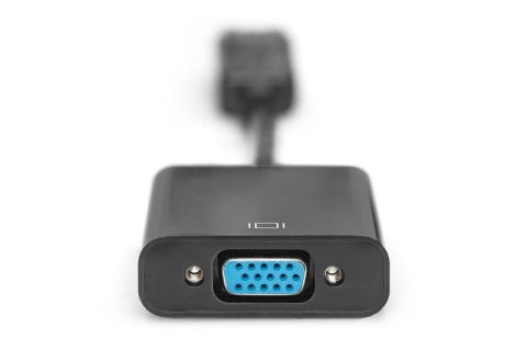 Kabel adapter Displayport z zatrzaskiem 1080p 60Hz FHD Typ DP/DSUB15 M/Ż 0,15m Czarny Kabel adapter Displayport z zatrzaskiem 1080p 60Hz FHD Typ DP/DSUB15 M/Ż 0,15m Czarny