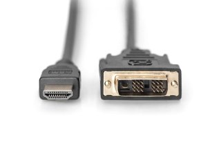 Kabel adapter HDMI Standard 1080p 60Hz FHD Typ HDMI A/DVI-D (18+1) M/M 3m Czarny