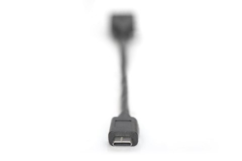 Kabel adapter USB 3.1 Gen 1 SuperSpeed OTG Typ USB C/USB A M/Ż 0,15m Czarny