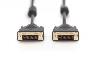 Kabel połączeniowy DVI-D DualLink WQXGA 30Hz HD Typ DVI-D (24+1)/DVI-D (24+1) M/M 10m Czarny