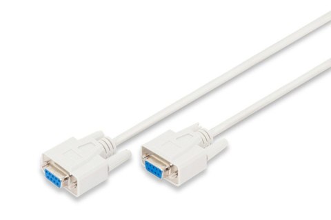 Kabel połączeniowy RS232 1:1 Typ DSUB9/DSUB9 Ż/Ż beżowy 2m Kabel połączeniowy RS232 1:1 Typ DSUB9/DSUB9 Ż/Ż beżowy 2m