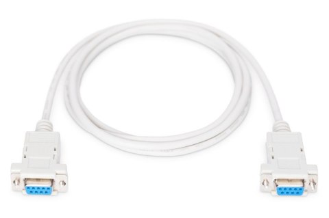 Kabel połączeniowy RS232 null-modem Typ DSUB9/DSUB9 Ż/Ż 1,8m Szary Kabel połączeniowy RS232 null-modem Typ DSUB9/DSUB9 Ż/Ż 1,8m Szary