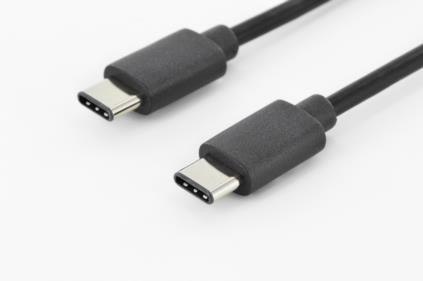Kabel połączeniowy USB 2.0 HighSpeed Typ USB C/USB C M/M 1,8m Czarny
