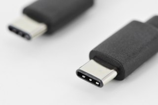 Kabel połączeniowy USB 2.0 HighSpeed Typ USB C/USB C M/M 1m Czarny