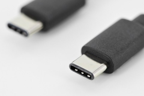 Kabel połączeniowy USB 2.0 HighSpeed Typ USB C/USB C M/M 1m Czarny Kabel połączeniowy USB 2.0 HighSpeed Typ USB C/USB C M/M 1m Czarny