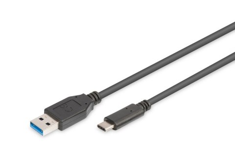 Kabel połączeniowy USB 3.1 Gen.1 SuperSpeed 5Gbps Typ USB A/USB C M/M 1m Czarny