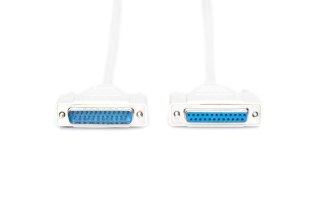 Kabel przedłużający LPT Typ DSUB25/DSUB25 M/Ż 2m Szary