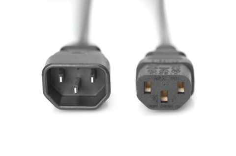Kabel przedłużający zasilający Typ IEC C14/IEC C13 M/Ż 1,2m Czarny Kabel przedłużający zasilający Typ IEC C14/IEC C13 M/Ż 1,2m Czarny