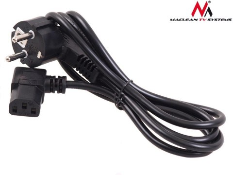 Kabel zasilający kątowy 3 pin 3M wtyk EU MCTV-803 Kabel zasilający kątowy 3 pin 3M wtyk EU MCTV-803