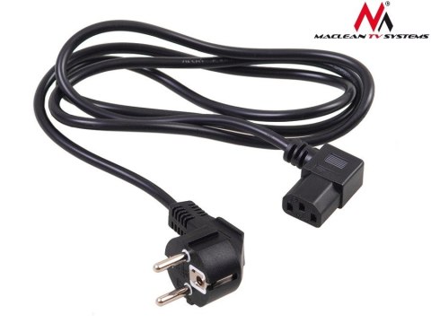 Kabel zasilający kątowy 3 pin 3M wtyk EU MCTV-803 Kabel zasilający kątowy 3 pin 3M wtyk EU MCTV-803