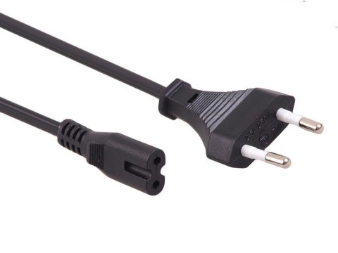 Kabel zasilający ósemka 2 pin 1,5M wtyk EU MCTV-809 Kabel zasilający ósemka 2 pin 1,5M wtyk EU MCTV-809