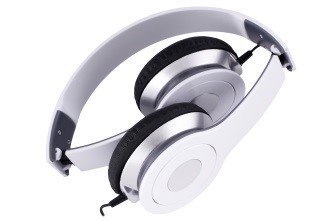 Stereofoniczne słuchawki z mikrofonem CITY WHITE Stereofoniczne słuchawki z mikrofonem CITY WHITE