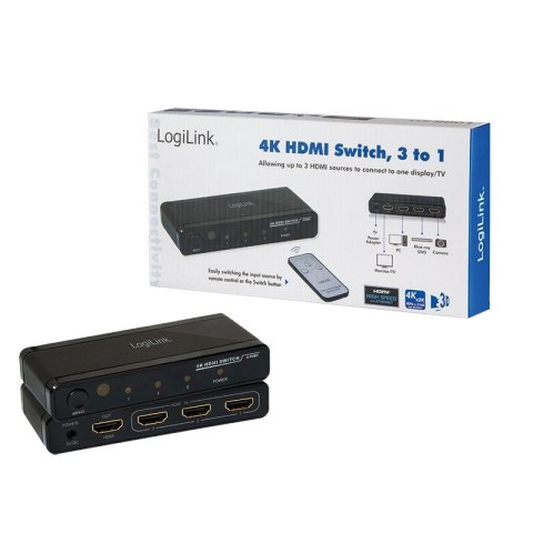 Switch 4K HDMI 3 porty Switch 4K HDMI 3 porty
