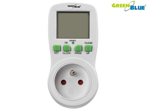 Timer cyfrowy GB107 GreenBlue 16 programów Timer cyfrowy GB107 GreenBlue 16 programów
