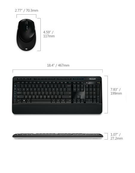 Klawiatura Wireless Desktop 3050 PP3-00020 Klawiatura Wireless Desktop 3050 PP3-00020