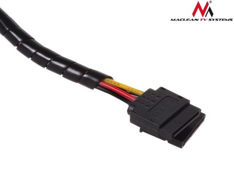Osłona maskująca na kable MCTV-684 B (5*6mm) 3m Spirala Czarna Osłona maskująca na kable MCTV-684 B (5*6mm) 3m Spirala Czarna
