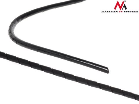 Osłona maskująca na kable MCTV-684 B (5*6mm) 3m Spirala Czarna Osłona maskująca na kable MCTV-684 B (5*6mm) 3m Spirala Czarna