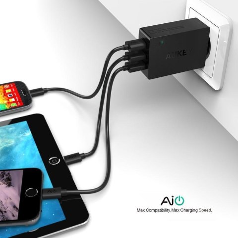 PA-U35 ładowarka sieciowa 3xUSB AiPower 6A 30W PA-U35 ładowarka sieciowa 3xUSB AiPower 6A 30W
