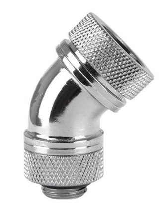 Pacific G1/4 x 16mm 45 złączka adapter kątowy - Chrome
