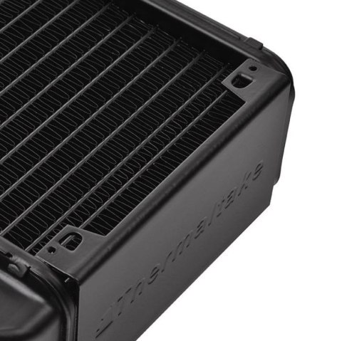 Pacific RL120 (120mm, 5x G 1/4", aluminium) radiator - Black Pacific RL120 (120mm, 5x G 1/4", aluminium) radiator - Black