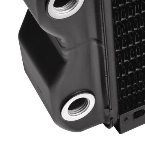 Pacific RL120 (120mm, 5x G 1/4", aluminium) radiator - Black Pacific RL120 (120mm, 5x G 1/4", aluminium) radiator - Black